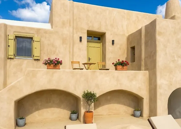 Kamarí Real Living-canava House With Caldera Views